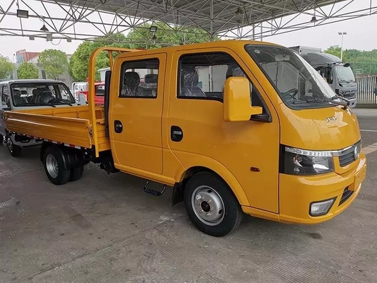 Double rangée de cabine de Mini Truck Transport 6 de roue de Dongfeng de camion jaune de cargaison