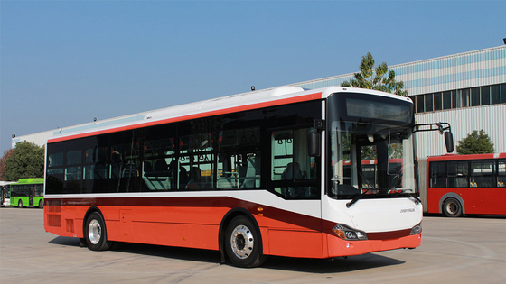 La ville électrique d'entraînement à droite autobus le passager de l'autobus 24 de nouvelle énergie de plancher bas de 10.5m