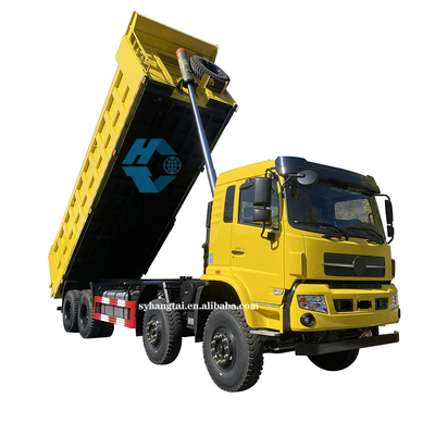 Le transport de notation lourd de extraction 50 Ton Dump Truck 8x4 12 de camion à benne basculante roule le moteur diesel