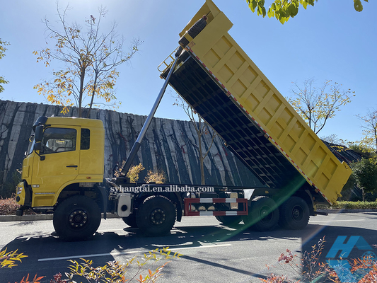 Le transport de notation lourd de extraction 50 Ton Dump Truck 8x4 12 de camion à benne basculante roule le moteur diesel