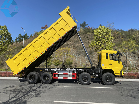 Le transport de notation lourd de extraction 50 Ton Dump Truck 8x4 12 de camion à benne basculante roule le moteur diesel