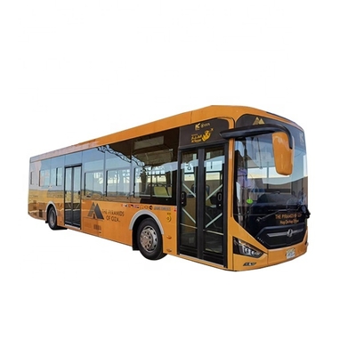 80 passagers Autobus électriques à moteur urbain avec une distance de freinage inférieure à 10 m