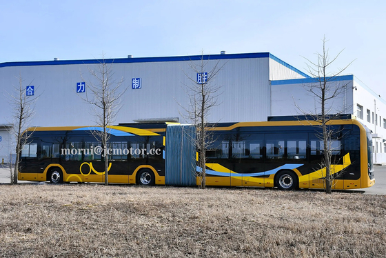 Autobus public électrique à pile à hydrogène de 18 m articulé BRT FCV 155 Passagers 350 km kilométrage