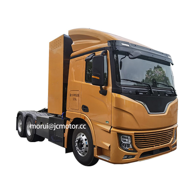 FCEV Nouvelle énergie hydrogène électrique tracteur camion 10 roues 6x4 49Ton 450km kilométrage