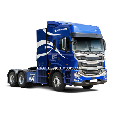 FCEV Nouvelle énergie hydrogène électrique tracteur camion 10 roues 6x4 49Ton 450km kilométrage