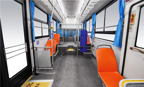 Autobus public électrique ZEV personnalisé de 7 m 22 places 250 km