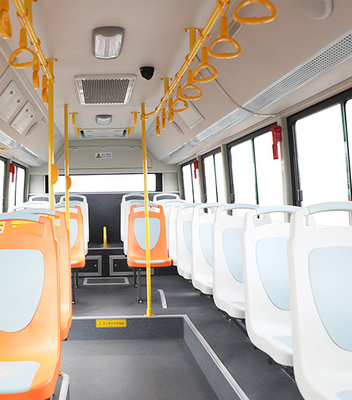 11 Ton Passenger Electric City Buses 8M kilomètrage 330KM de 28 sièges avec la pièce de bagage
