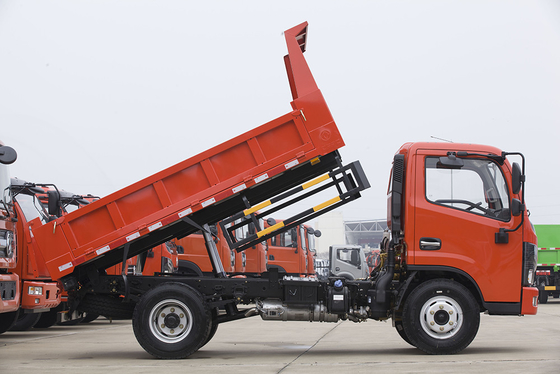 Direction 3.7m de gauche de moteur de l'euro 4 DONGFENG Tipper Truck YUCHAI