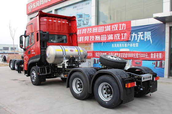 La masse résistante 39,5 Ton Logistics Transport de traction du camion 470hp de tracteur du GNL 6x4