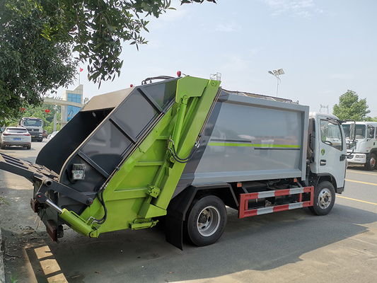 camion municipal de transport de déchets d'empattement du camion à ordures 3300mm de la roue 4x2