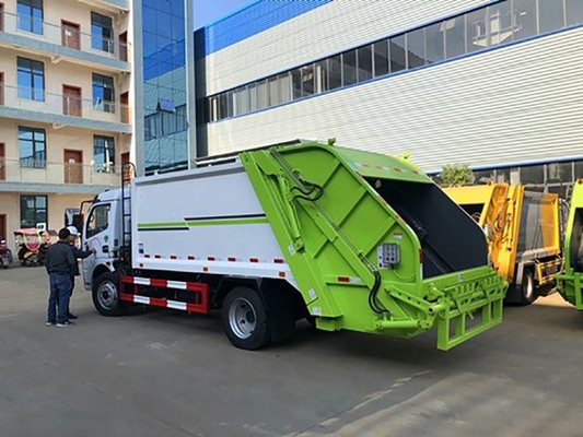 Commande municipale de la main gauche 4x2 du camion 165hp d'hygiène de cabine simple de DongFeng