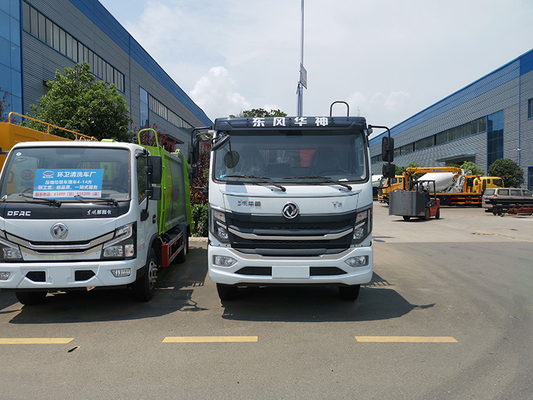 collection de rebut de compacteur de l'hygiène 4x2 de poubelles municipales diesel du camion 8Cbm
