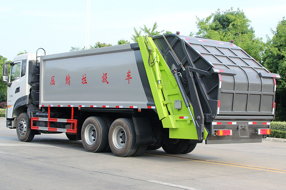 Camion municipal lourd 10 Ton Refuse Collection Vehicles de CBM du camion 18 de l'hygiène 6x4