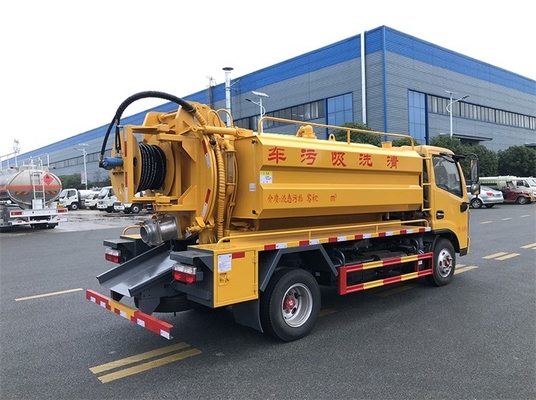 camion municipal d'eaux d'égout d'aspiration de vide du camion 6MT d'hygiène d'empattement de 3308mm
