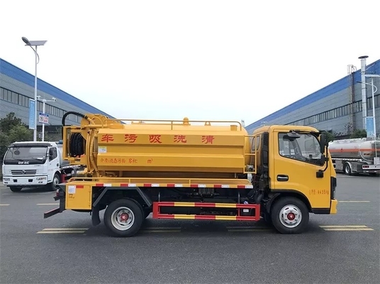 camion municipal d'eaux d'égout d'aspiration de vide du camion 6MT d'hygiène d'empattement de 3308mm