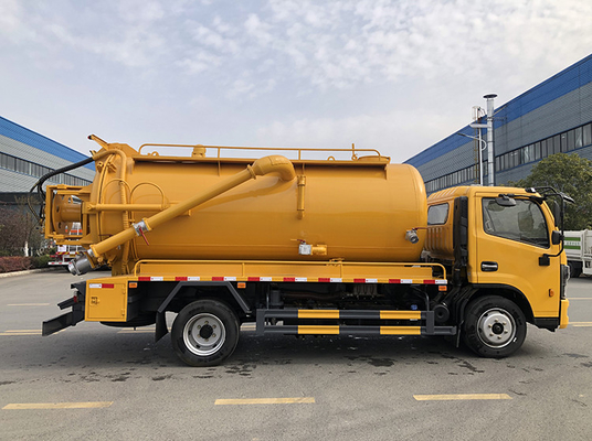 Camion municipal 9,5 CBM 4 Ton Payload d'hygiène d'eaux d'égout d'aspiration de Dongfeng