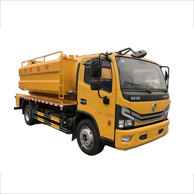 Émission municipale de l'euro 6 de réservoir du camion 165hp 10 CBM d'hygiène d'aspiration d'eaux d'égout