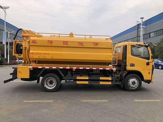 Émission municipale de l'euro 6 de réservoir du camion 165hp 10 CBM d'hygiène d'aspiration d'eaux d'égout
