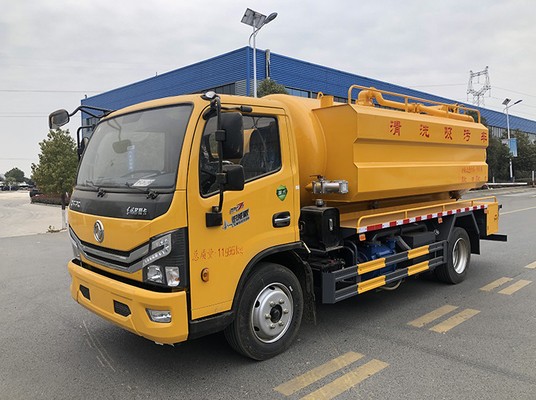 Émission municipale de l'euro 6 de réservoir du camion 165hp 10 CBM d'hygiène d'aspiration d'eaux d'égout