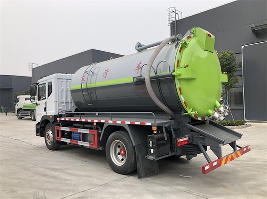 Camion-citerne aspirateur 11,5 diesel d'aspiration d'eaux d'égout de CBM 200 HP de camion fécal moyen d'aspiration