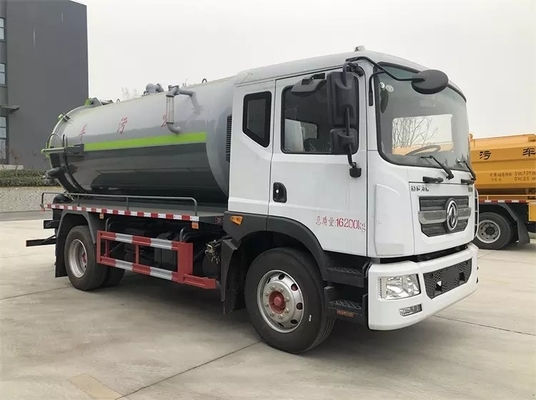 Camion-citerne aspirateur 11,5 diesel d'aspiration d'eaux d'égout de CBM 200 HP de camion fécal moyen d'aspiration
