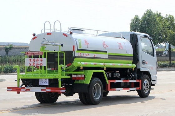 5 volume de arrosage du camion 4x2 6M Single Row Loading de route de mètre cube