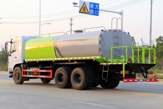 Double réservoir arrière du devoir 6x4 16 CBM 14470kg d'Axle Road Watering Truck Heavy