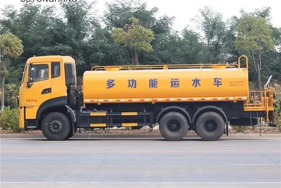 Véhicule manuel d'arroseuse de 6x4 290HP du camion municipal lourd 9MT 20cbm d'hygiène