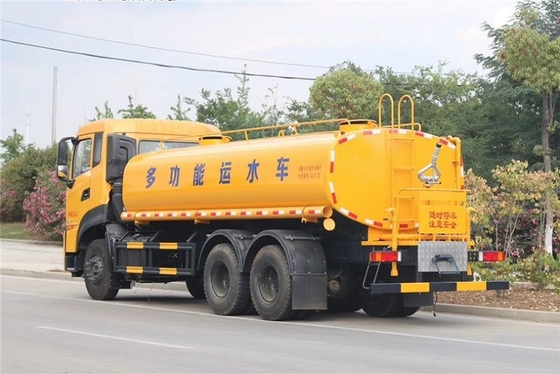Véhicule manuel d'arroseuse de 6x4 290HP du camion municipal lourd 9MT 20cbm d'hygiène