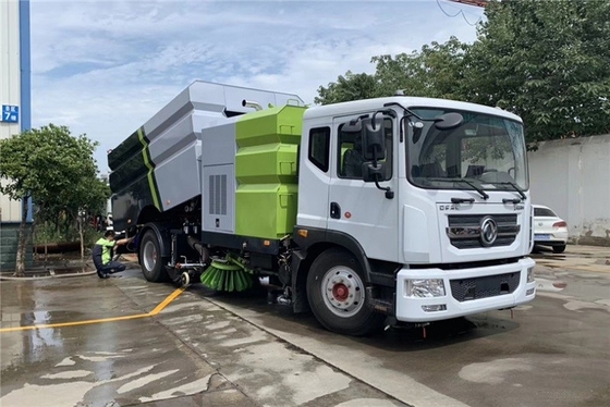 Moteur diesel de nettoyage 4x2 8m de camion municipal d'hygiène de balayeuse 200 HP