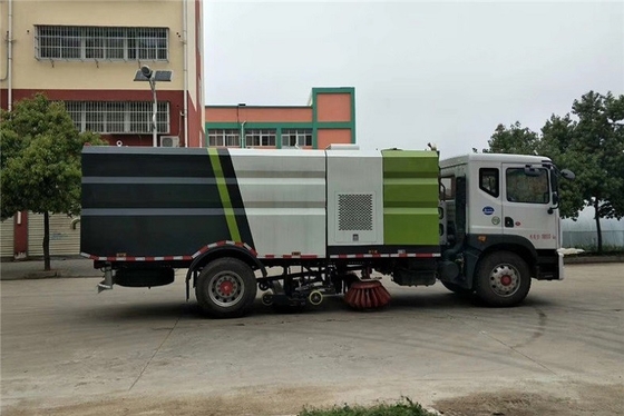 Moteur diesel de nettoyage 4x2 8m de camion municipal d'hygiène de balayeuse 200 HP