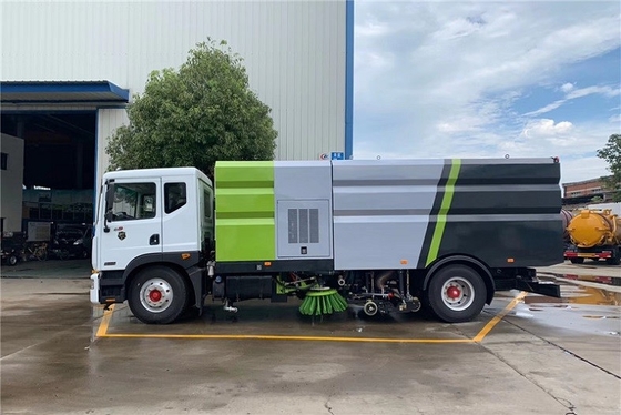 Moteur diesel de nettoyage 4x2 8m de camion municipal d'hygiène de balayeuse 200 HP