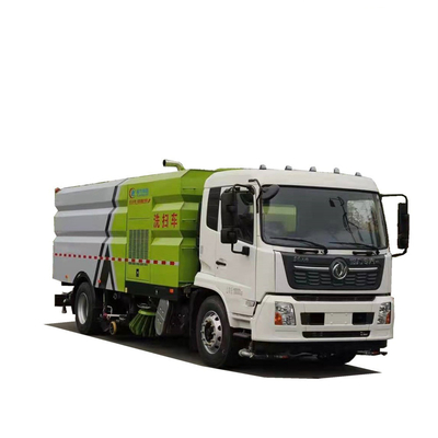 16 camion municipal de nettoyage de balayeuse de l'empattement 5000mm 210 HP de camion d'hygiène de CBM