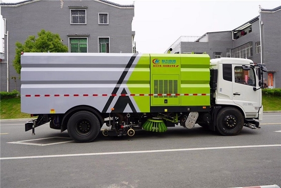16 camion municipal de nettoyage de balayeuse de l'empattement 5000mm 210 HP de camion d'hygiène de CBM