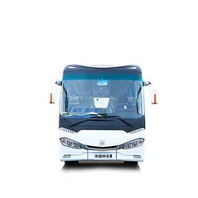 Kilomètrage confortable de Bus Electric 256KM d'entraîneur de voyage de touristes avec les sièges en cuir