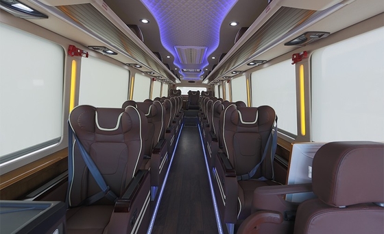 Dragon Diesel Luxury Coach Bus d'or 220 HP 8m 10 - 34 sièges Team Travel Bus
