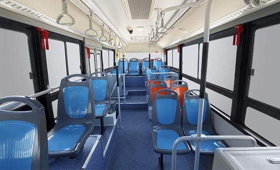 Autobus 6.5m électriques de passager de ville d'EV kilomètrage de 11 - 17 sièges 160 - 315KM