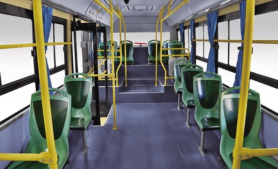 Axe spécial de New Energy de sièges électriques purs de l'autobus 24 navette de ville de 69 km/h