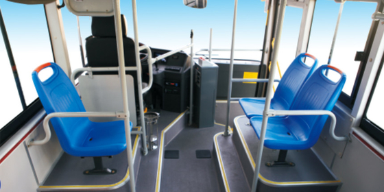 sièges des autobus de ville de passager de 8m kilomètrage public électrique 15 - 29 150 - 180km