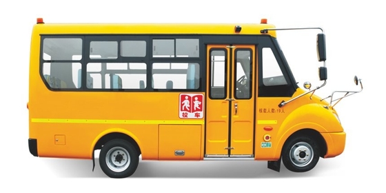 5m 10 - 19 empattement du moteur 68hp 2900mm de Shuttle Bus Diesel d'étudiant de passager