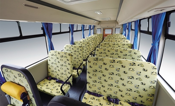 Transport d'autobus scolaire jaune des étudiants 130hp 7m moteur diesel de 24 - 41 sièges