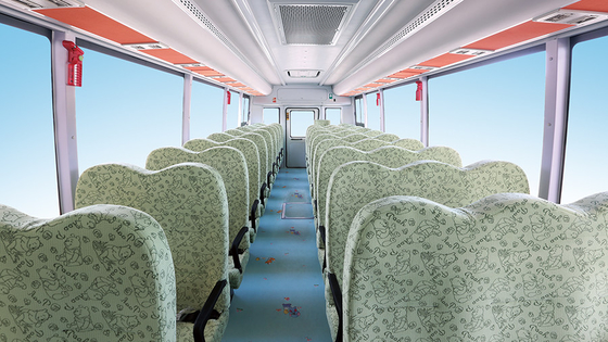 Étudiant Shuttle Bus d'école de moteur diesel 9.6m 24 - 51 sièges 165hp