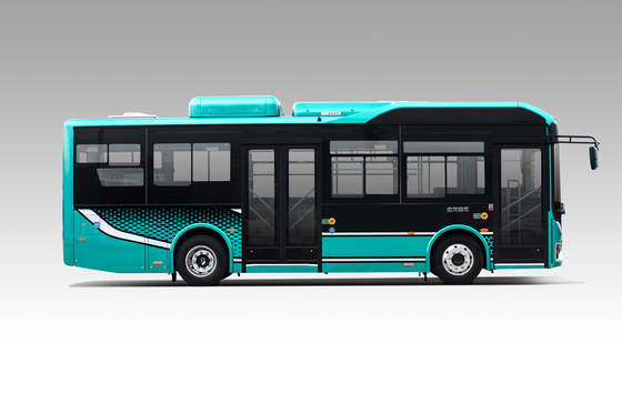 empattement de luxe électrique 4250mm d'autobus de 8m 21 Seater Mini Bus Mileage 200 - 350km