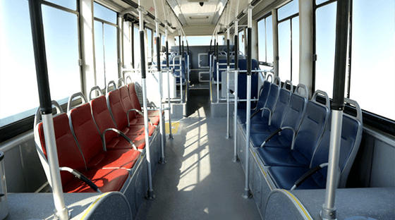 Transport d'autobus électrique public 10.5m pour la ligne du trafic urbain