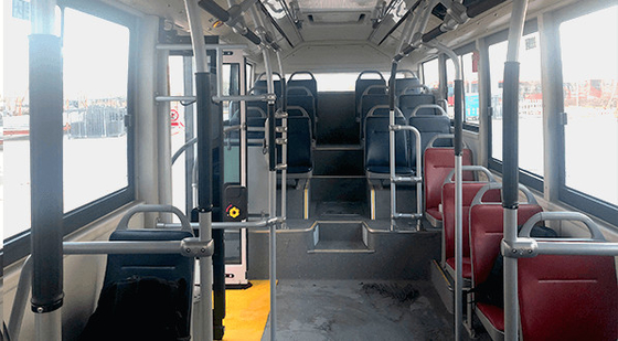 sièges de la direction de gauche d'autobus de passage de ville de 8.5m EV kilomètrage public 16 - 26 150 - 200km